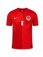 Kanada Ismael Kone #8 Domácí Dres MS 2026 Krátký Rukáv Kanada Ismael Kone #8 Domácí Dres MS 2026 Krátký Rukáv